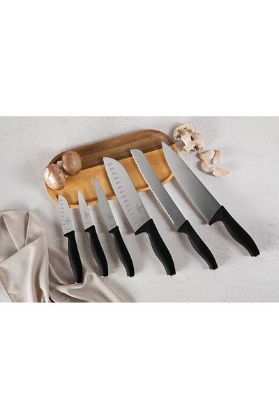 Berlinger Haus Knife set with gift box 7 pieces Black Rose Collection