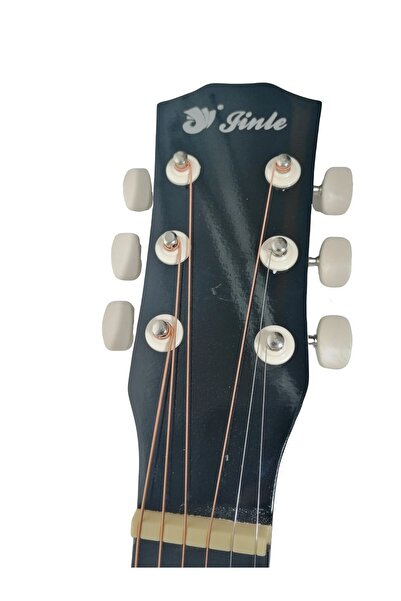 Depox Sada klasické kytary a kufru, Cutaway Country Black, 95 cm, černá