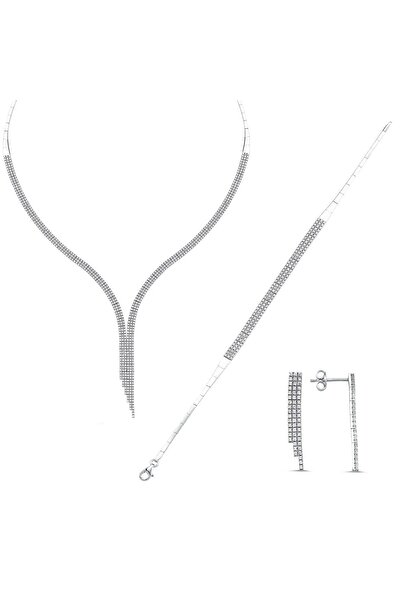 ESAS GOLD Altın Suyolu Düğün Seti Üç sıra