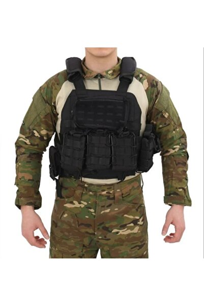 SINGLE SWORD Kasırga Tactical Balistik Plaka Takılabilen Açık Cepli Hücum Yeleği