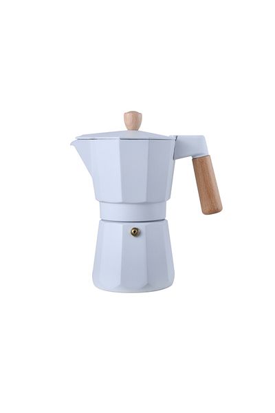 Bergner Oală espresso 6 căni alb