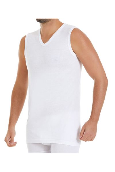 YILDIZ 3 Pack Modal Summer V-Neck Zero Sleeve Tank Top