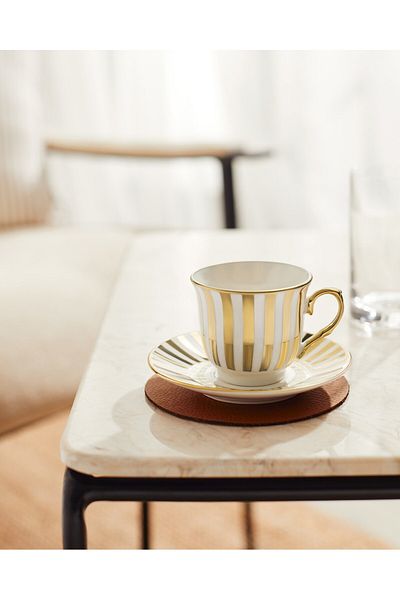 Madame Coco Blanche 2er-Set Kaffeetassen - Bunt - 90 ml