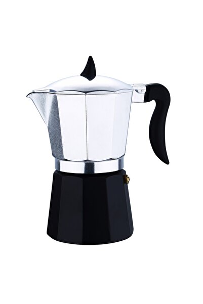 Renberg Oală espresso 6 căni negru/argintiu