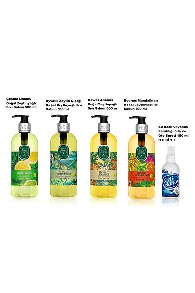 Eyüp Sabri Tuncer Eyüp Sabri̇ Tuncer Gold Liquid Soap Series (500 ml X 4 Pcs) + Secret Garden Review