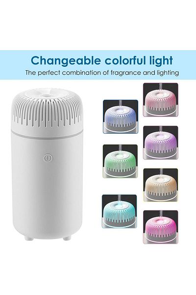 COOYA Car Diffuser, USB Mini Humidifier Ultrasonic Essential Oil Diffuser, for Car Office Home
