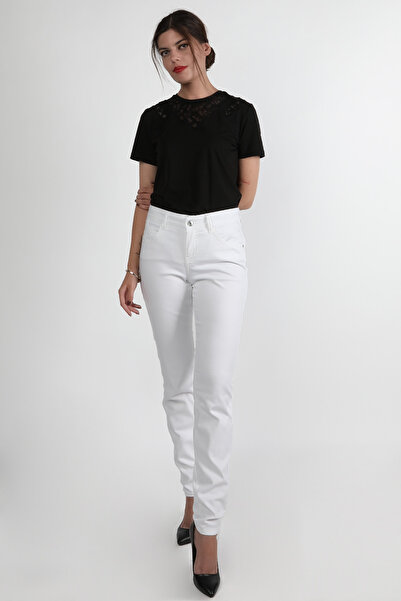 BALİNS Gabardin Pantolon Beyaz