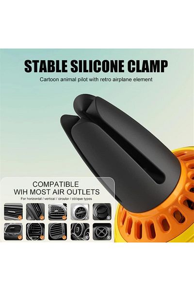 COOYA Car Vent Aroma Diffuser, Pilot Vent Clips with Propeller Spin