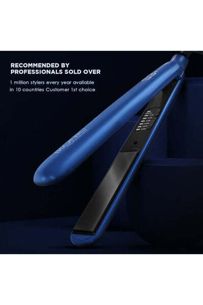 İkonic Ikonic S3+ Ceramic Hair Straightener Black/Blue