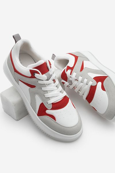 Marjin Damen Aryan Red High Sole Sneaker Sportschuhe
