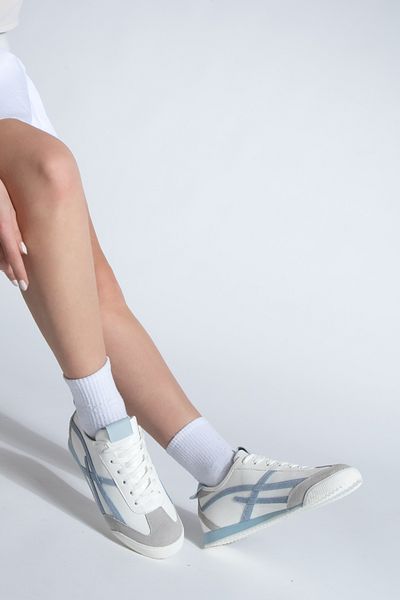 Marjin Tenis de damă - Pantofi sport cu șireturi, culoare albastră