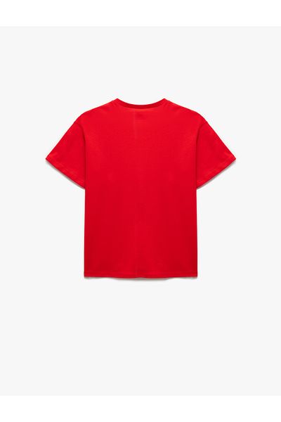 Koton Cotton Ataturk Printed Crew Neck Short Sleeve T-Shirt