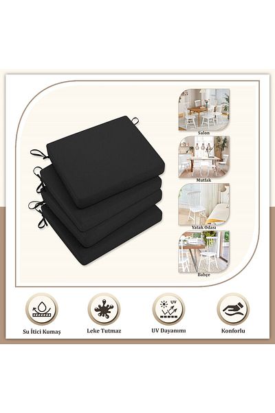 Evim Zippered Chair Cushion 40X40 cm