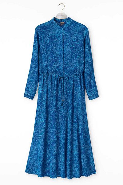 Naz Women's Plus Size Blue Dress