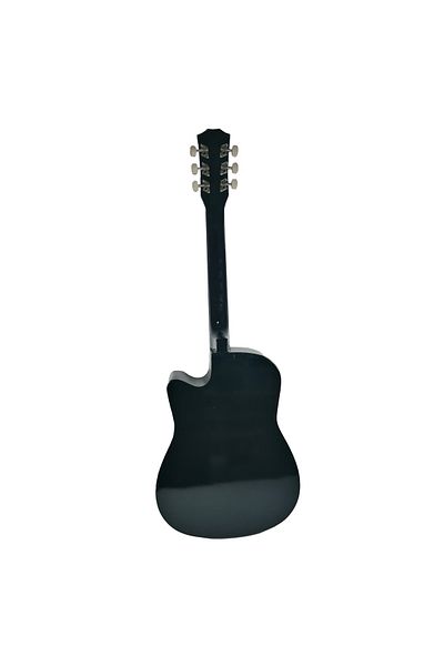 Depox Classical Wooden Guitar 95 Cm, Cutaway Country Black