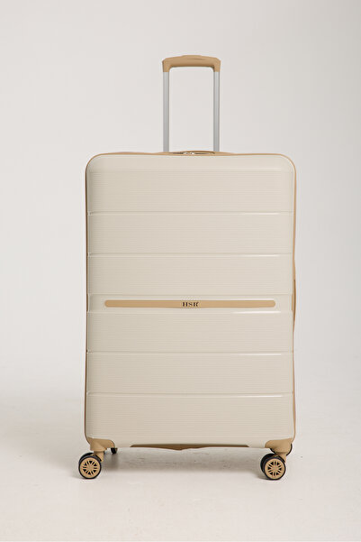 HSR Polipropilen Büyük boy Süper esnek kırılmaz tekerlekli valiz bavul seyaha...