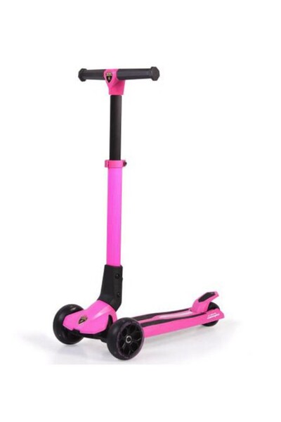 OEM Trotineta pliabila copii 3-5 Ani, Lamborghini Pink, cadru din aluminiu, r...