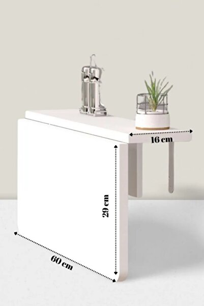 Reyo 1. Sınıf Açılır Kapanır Duvara Monte Raf Masa Mutfak Masası