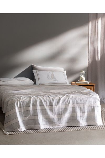 Madame Coco Marc Ecocell Bedrucktes Kingsize-Piqué-Set