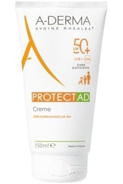 A-DERMA كريم حماية عالي جدًا من أ-ديرما بعامل حماية من الشمس 50+، 150 مل