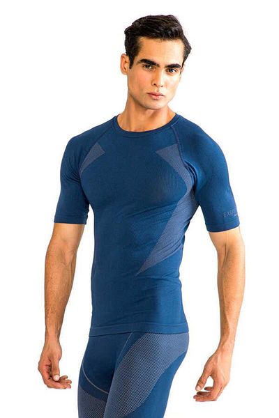 SINGLE SWORD Hzt14024 Thermoform Extreme Men's Seamless Thermal T-Shirt