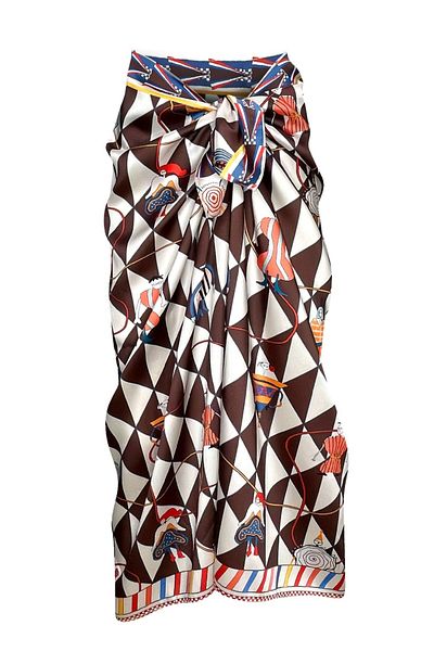 Bolder Stella Dark Brown Long Pareo (Not Shows) 100*145