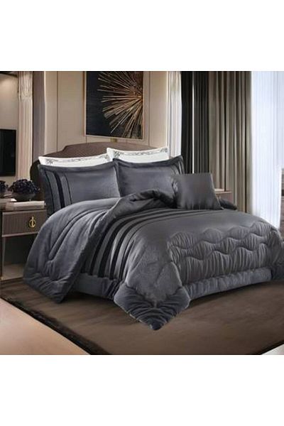Feather Vinsm Velvet Double Bedspread 7 Pieces - Fixed Filling