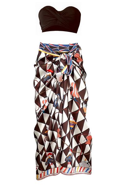 Bolder Stella Dark Brown Long Pareo (Not Shows) 100*145