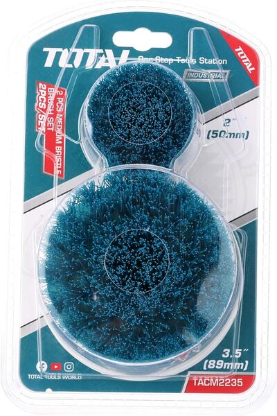 TOTAL Round Wash Brush Set TACM2235