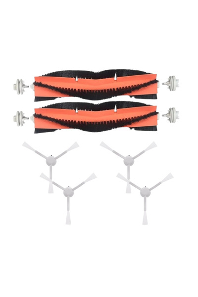 ROPALDE Perie principală și perie laterală compatibile cu aspiratorul robot Dreame D9 - Set de piese de schimb