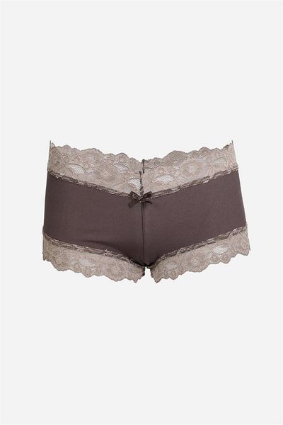 Celira Women's Cotton 2-Piece Boxer Mink 40278