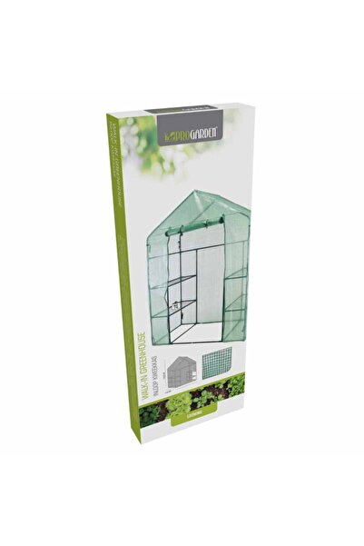 Progarden Garden storage shed with entrance and 4 shelves 143 x 73 x 195 cm