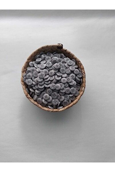 Tasarım لون فحمي، قطر 1.5 سم، أزرار بوليستر 30 قطعة.