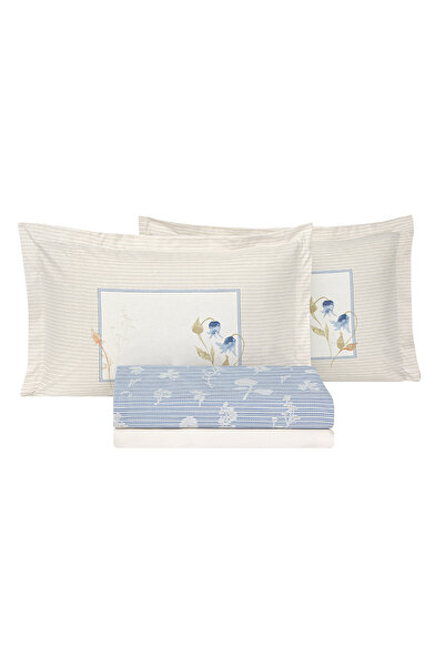 Puffy Blue Bella Double Pique Set