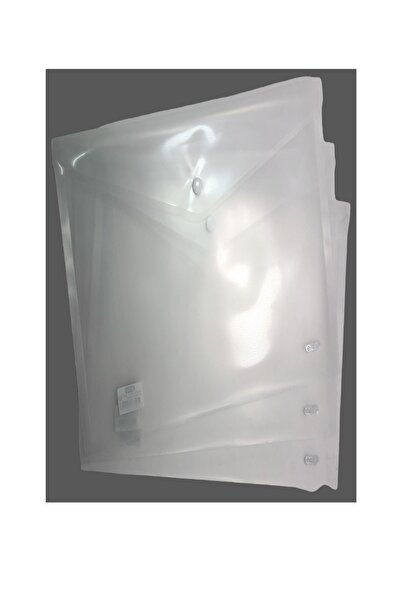 ente Dosya Çıtçıtlı Zarf Dosya A4 (2 Adet Şeffaf)