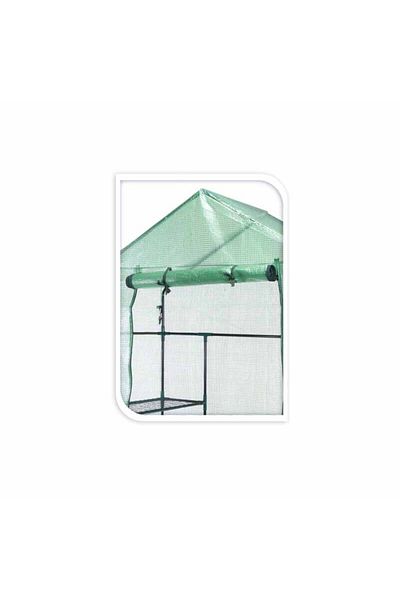 Progarden Magazin de depozitare de gradina cu intrare si 4 rafturi 143 x 73 x 195 cm