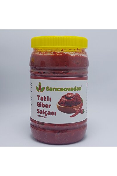 Sarıcaovadan Antep Tatlı Biber Salça 1 Kg Pet