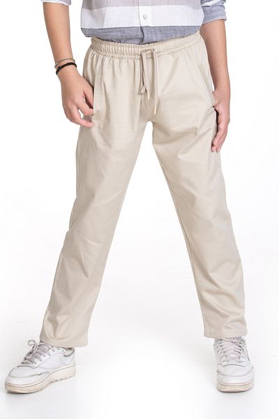 Pi Pengai Boy's Elastic Waist and Corded Trousers 1162.1