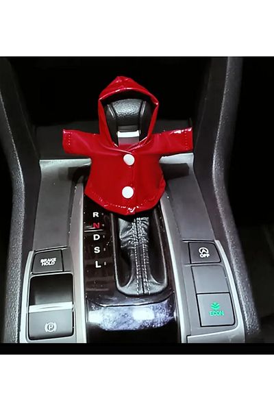So Iconic 1 bucată de îmbrăcăminte elegantă pentru schimbarea vitezelor pentru vehicule / ornament pentru schimbarea vitezelor / design roșu pentru haine de ploaie