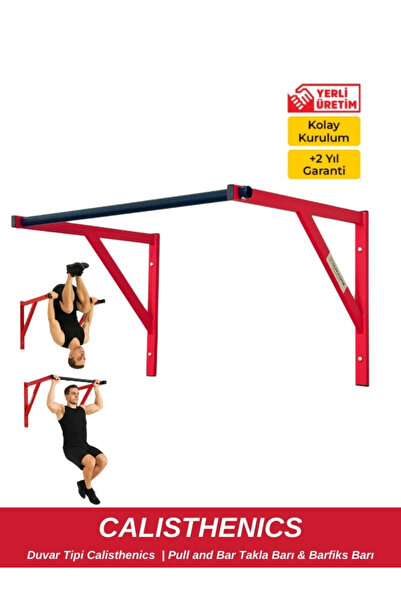 DURUH SPOR Calisthenics Duvar Tipi Barfiks ve Takla Barı | Pull and Bar