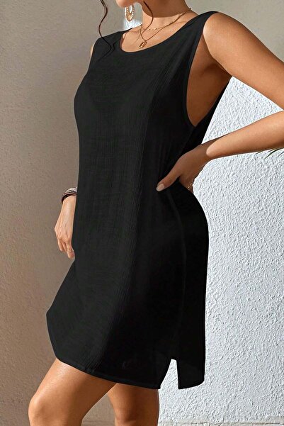 Angelsin Φόρεμα παραλίας - Εξώπλατο και σκίσιμο Pareo