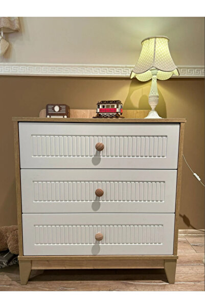 Cozibo Strada Çok Amaçlı Dolap , Çekmeceli Şifonyer , Kapaklı Şifonyer , 3 Çekmeceli Şifonyer