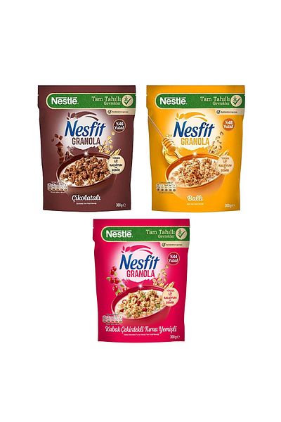Nestle Nesfit Granola 300 Gr 3-Pack Mixed Pack