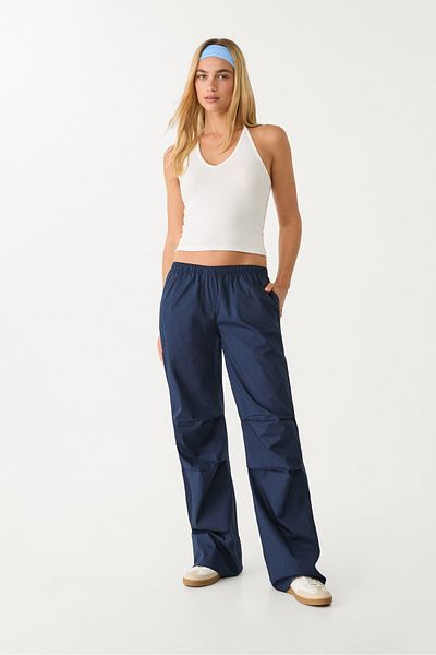 Stradivarius Low waist elasticated waist trousers