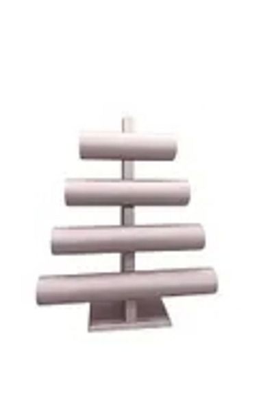 MeGass Dekor Domestic Production Luxury Imera Leather Fabric Pink Color Length 38 cm Width 33 cm 4-Piece t Model Bracelet Display