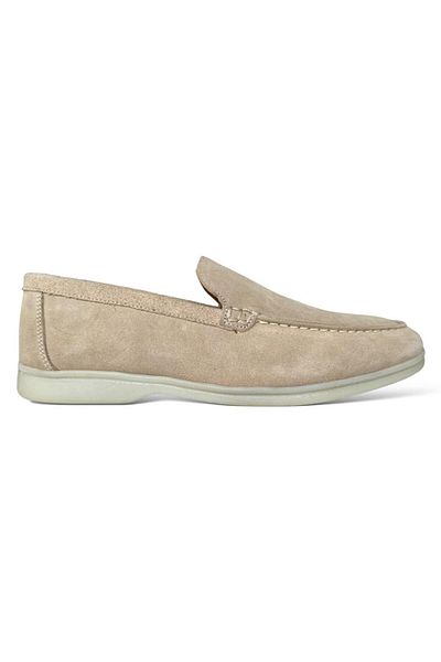 Liger Ανδρικά παπούτσια Nubuck Leofar από γνήσιο δέρμα ΜΠΕΖ