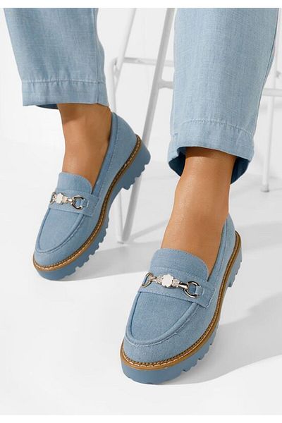 B T Shoes Mocasini dama eleganti Aelle denim