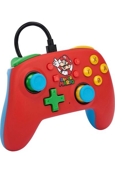 Powera وحدة تحكم سلكية PowerA Mario Medley Nano لجهاز Nintendo Switch