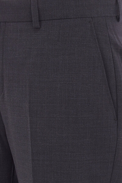 W Collection Anthracite Plain Classic Trousers