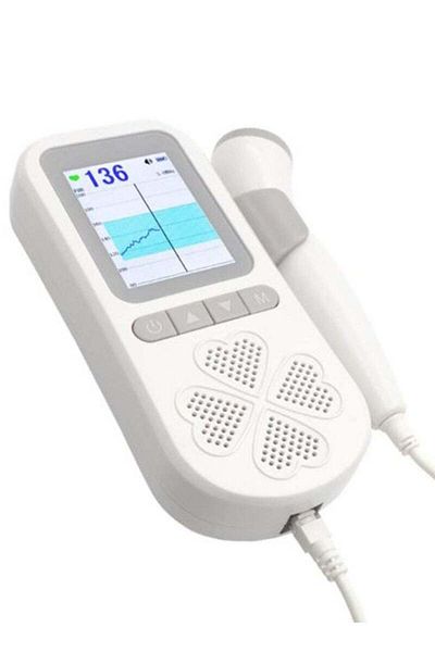 COOYA Rechargeable fetal Doppler,clear readings,can distinguish the heartbeat of the fetus and the mother